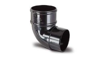 Polypipe 68mm Round Rainwater Downpipe 92 Offset Bend - RR132