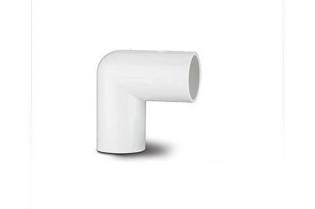 Polypipe Overflow System Knuckle Bend 90 Solvent White - NS45
