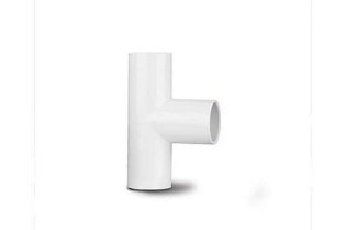 Polypipe Overflow System Tee 90 Solvent White - NS46