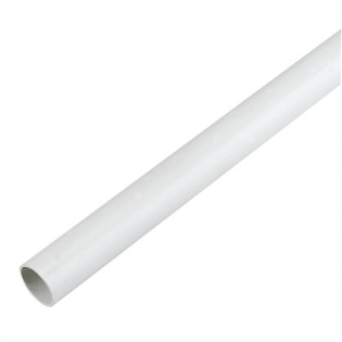 Polypipe Overflow Pipe 10M Solvent White - NS43