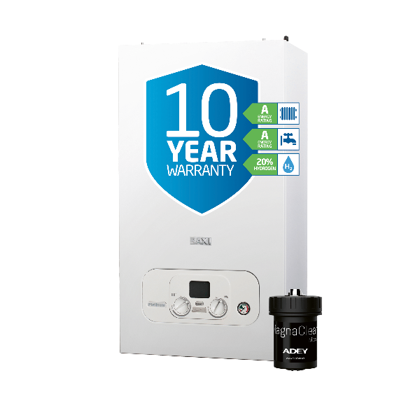 Baxi Platinum Compact 25kw Combi Boiler - 7844716 Includes a Adey MagnaClean Micro2