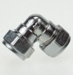 COMPRESSION 90 DEGREE ELBOW CHROME