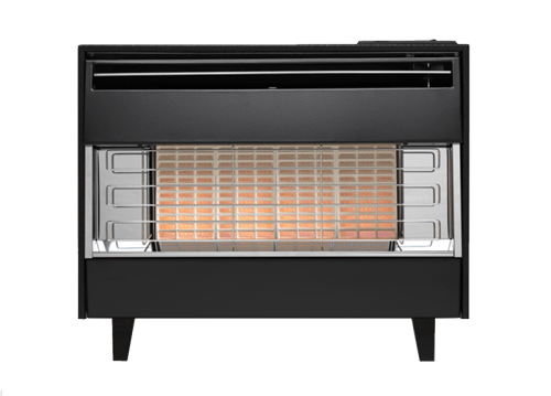 Robinson Willey Firegem Visa Gas Fire Black/Chrome - A85048