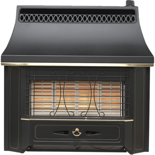 Valor Black Beauty 4 Oxysafe Radiant Gas Fire - 05347A1