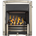 Valor Masquerade Slimline Convector Inset Fire Pale Gold vc - 0595321