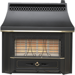 Valor Black Beauty 4 Oxysafe Radiant Gas Fire - 05347A1