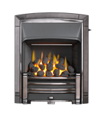 Valor Masquerade Slimline Conventional Inset Fire BlackNickel vc - 0595331