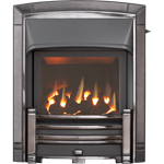 Valor Masquerade Slimline Homeflame Inset Fire BlackNickel  vc - 0596393