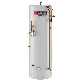 Gledhill StainlessLite Plus Basic Pre-Plumbed Heat Pump Slimline - PLUHP180BPPSL
