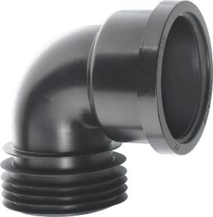 McAlpine DC90-BL 90 Bend Drain Connector