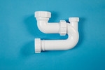 Polypipe 40mm Tubular Swivel Trap - 'P' - 75mm Seal With Cleaning Eye