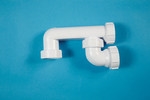 Polypipe 40mm Low Level Bath Trap - 38mm Seal (Trap Only With Access For Overflow)