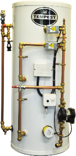 Telford Tempest Plus 170Litre Indirect Pre-Plumb Unvented Stainless Steel Cylinder - TSMI170PLUSSPLAN