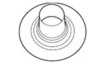 Alpha Flue - Concentric Flashing Slate For Vertical Terminal Flat Roof
