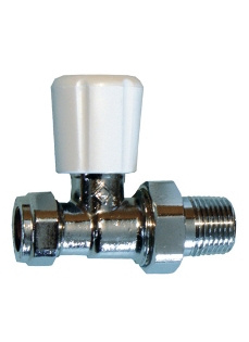 OPRV OPTIMA 15mm Straight Radiator Valve LSWH