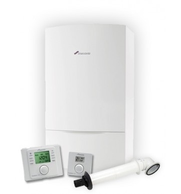 Worcester Greenstar Combination Boiler 34CDi Classic ERP Pack - Inc Boiler + Horizontal Flue Kit + Comfort I RF Wireless Programmer