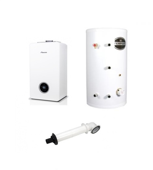 Worcester Greenstar 4000 24kw System Boiler and Telford Tempest 300L Unvented Cylinder