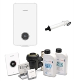 Worcester Greenstar 8000+ 32kW Combi Boiler with System Pack 1 Easy White RF & Horizontal Flue Kit