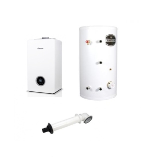 Worcester 4000 System Boiler and Telford Unvented Cylinder Pack