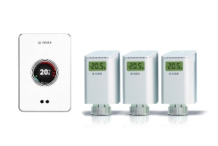 Worcester Bosch Easy Control TRV Set White - 7736701555