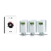 Worcester Bosch Easy Control TRV Set White - 7736701555