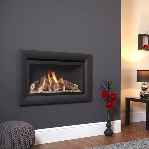 Flavel Rocco Balanced Flue Gas Fire Logs Black/Black RC (2 Boxes)-FBFL22RN3