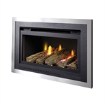 Crystal Florida Hole In The Wall Gas Fire Black Texture Logs