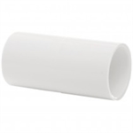 Polypipe Overflow System Straight Connector Solvent White Push-Fit- NS44