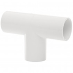 Polypipe Overflow System Tee - 90 Degree Solvent White Push-Fit- NS46