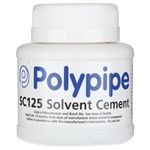 Polypipe Solvent Cement CW Brush 125ML- SC125