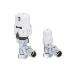 15mm Ecopac Angled Thermostatic TRV amp Lockshield Box Set